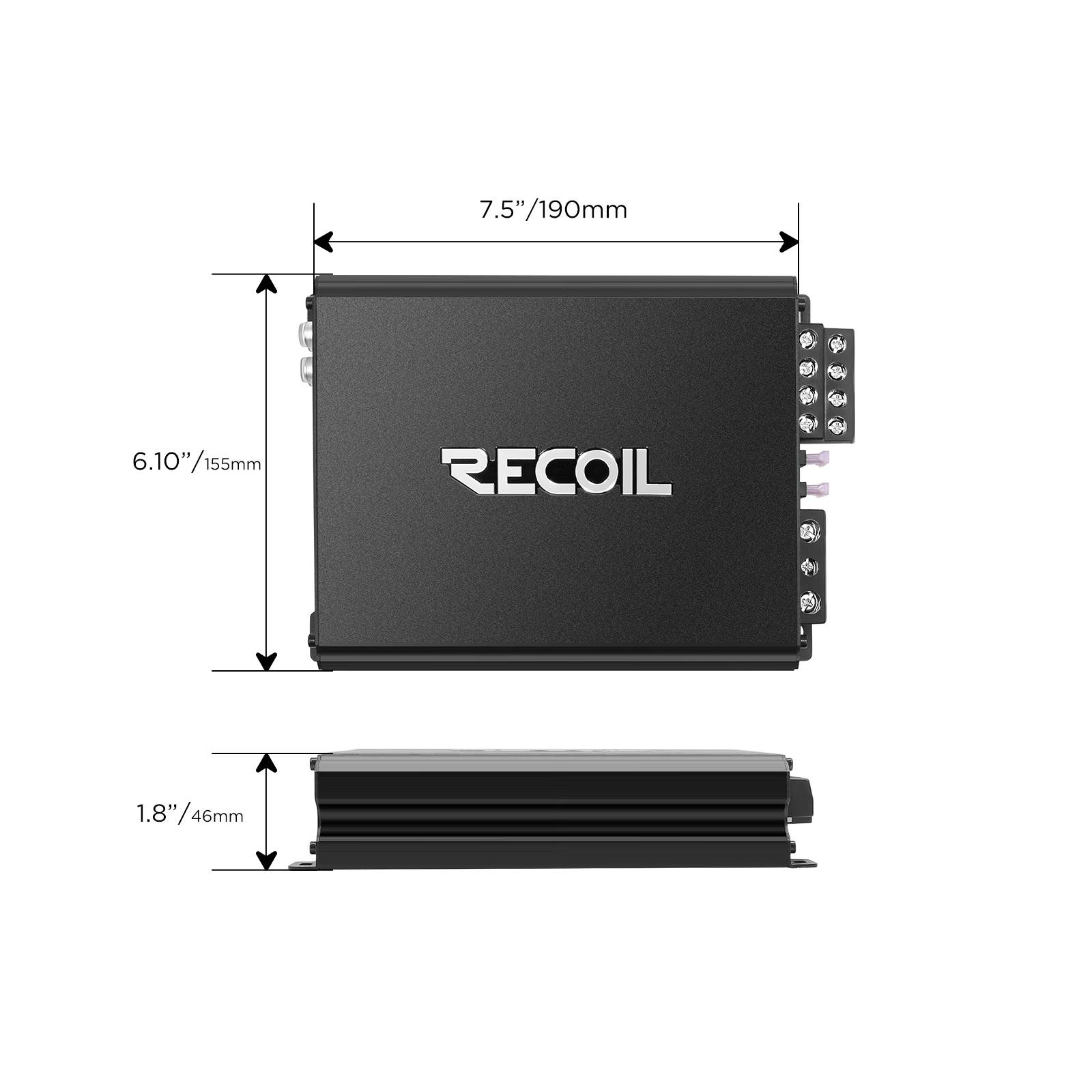 Четырёхканальные усилители Recoil DI1200.4 