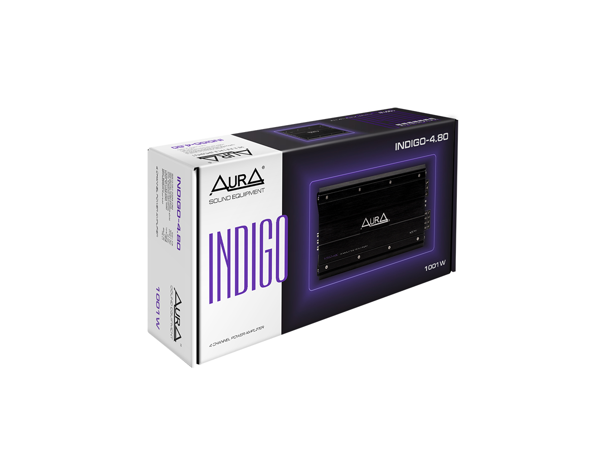 Четырёхканальные усилители AurA INDIGO-4.80 