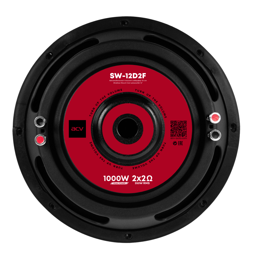 Сабвуферные динамики ACV SW-12D2F SLIM 