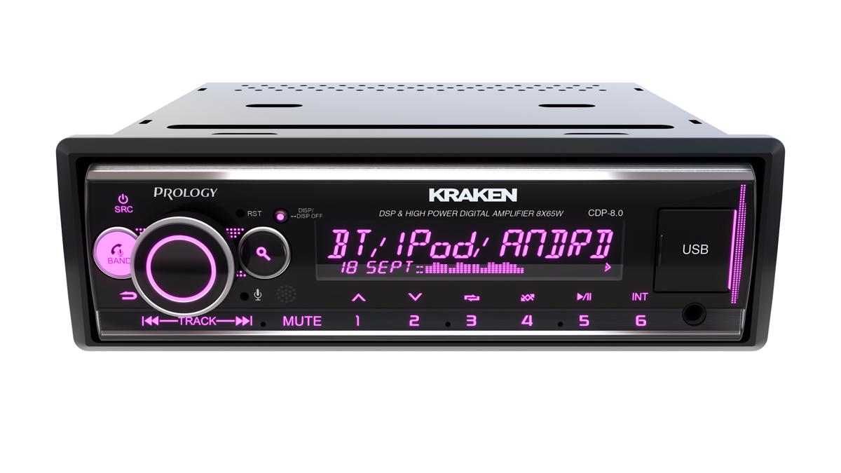 1-DIN USB/SD-ресиверы (без CD) Prology CDP-8.0 KRAKEN 