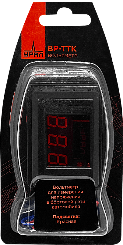 Конденсаторы, вольтметры, силовые реле, фильтры Ural УРАЛ ВР-ТТК красный 