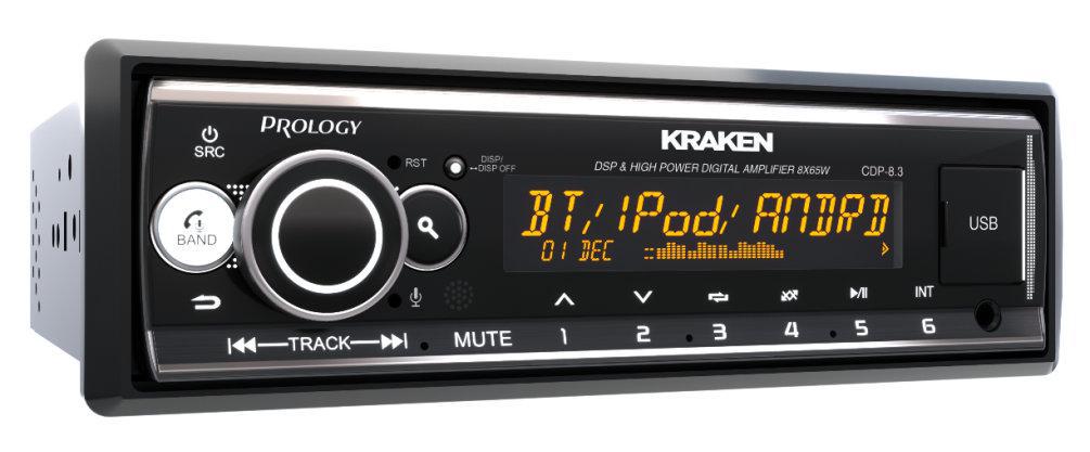 1-DIN USB/SD-ресиверы (без CD) Prology CDP-8.3 KRAKEN 
