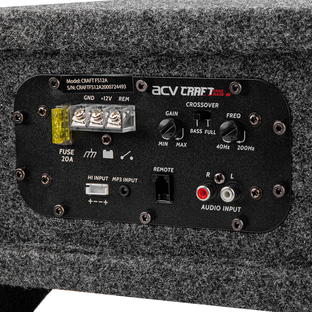 Cабвуферы корпусные активные ACV CRAFT FS12A 