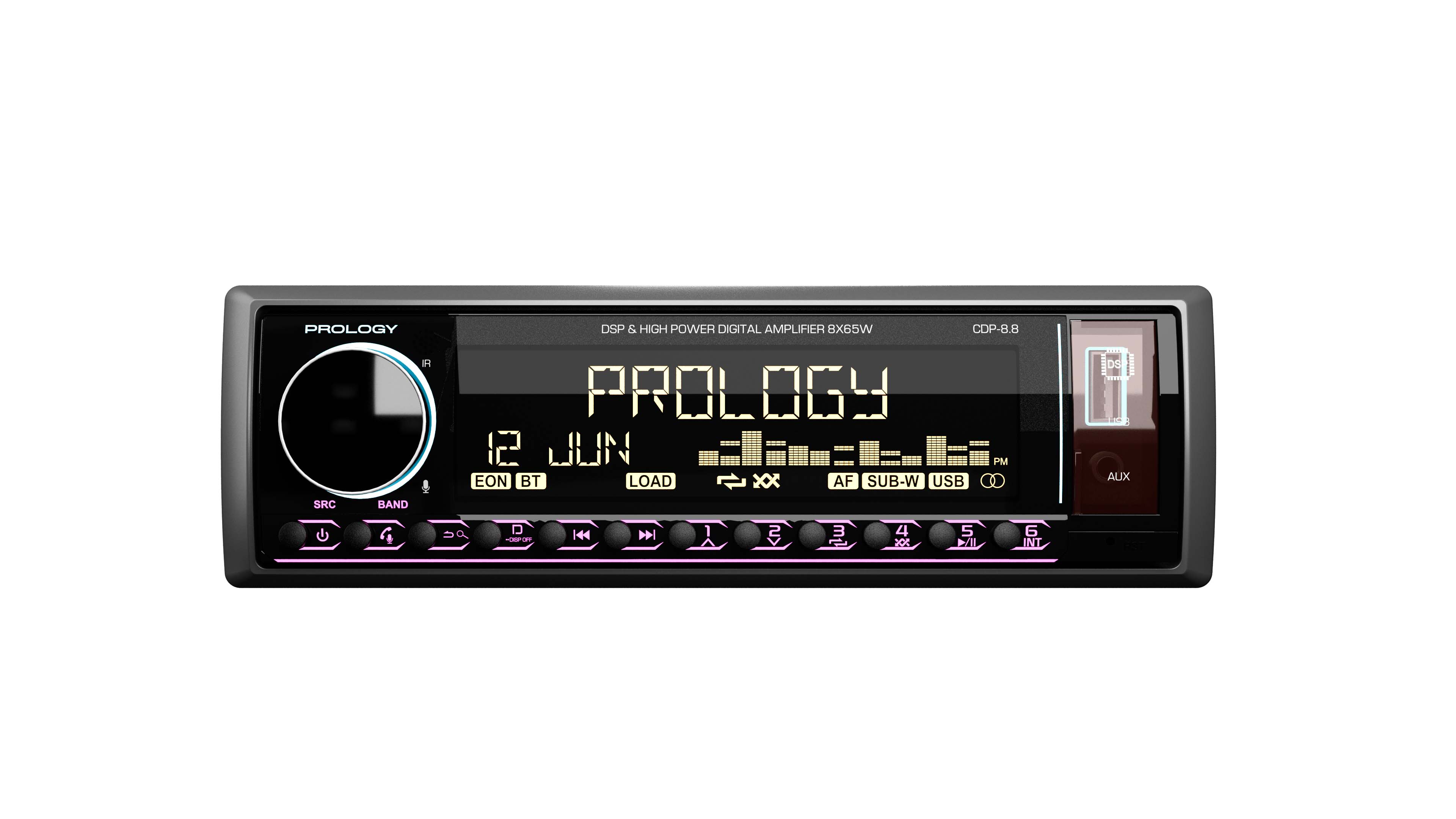 1-DIN USB/SD-ресиверы (без CD) Prology CDP-8.8 KRAKEN 