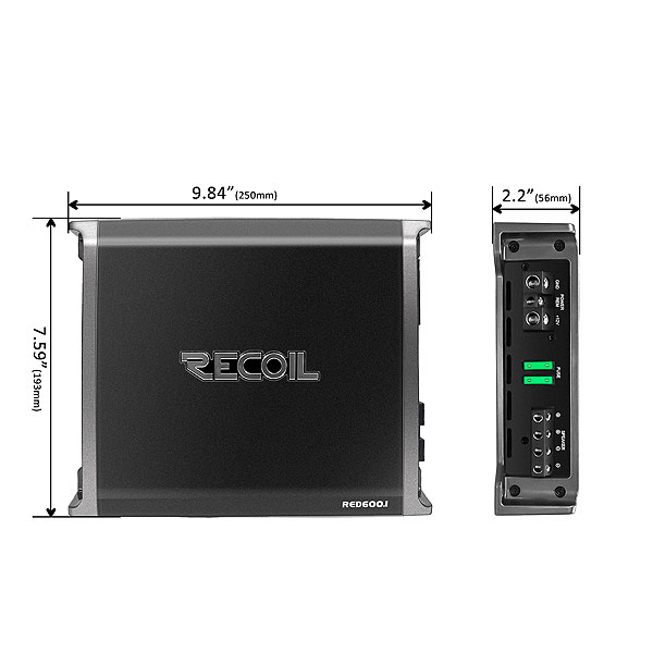 Одноканальные усилители Recoil RED600.1 