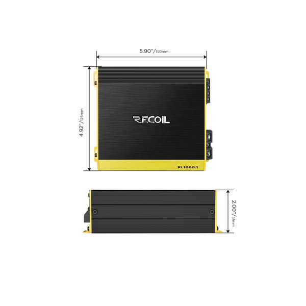 Одноканальные усилители Recoil RL1000.1 