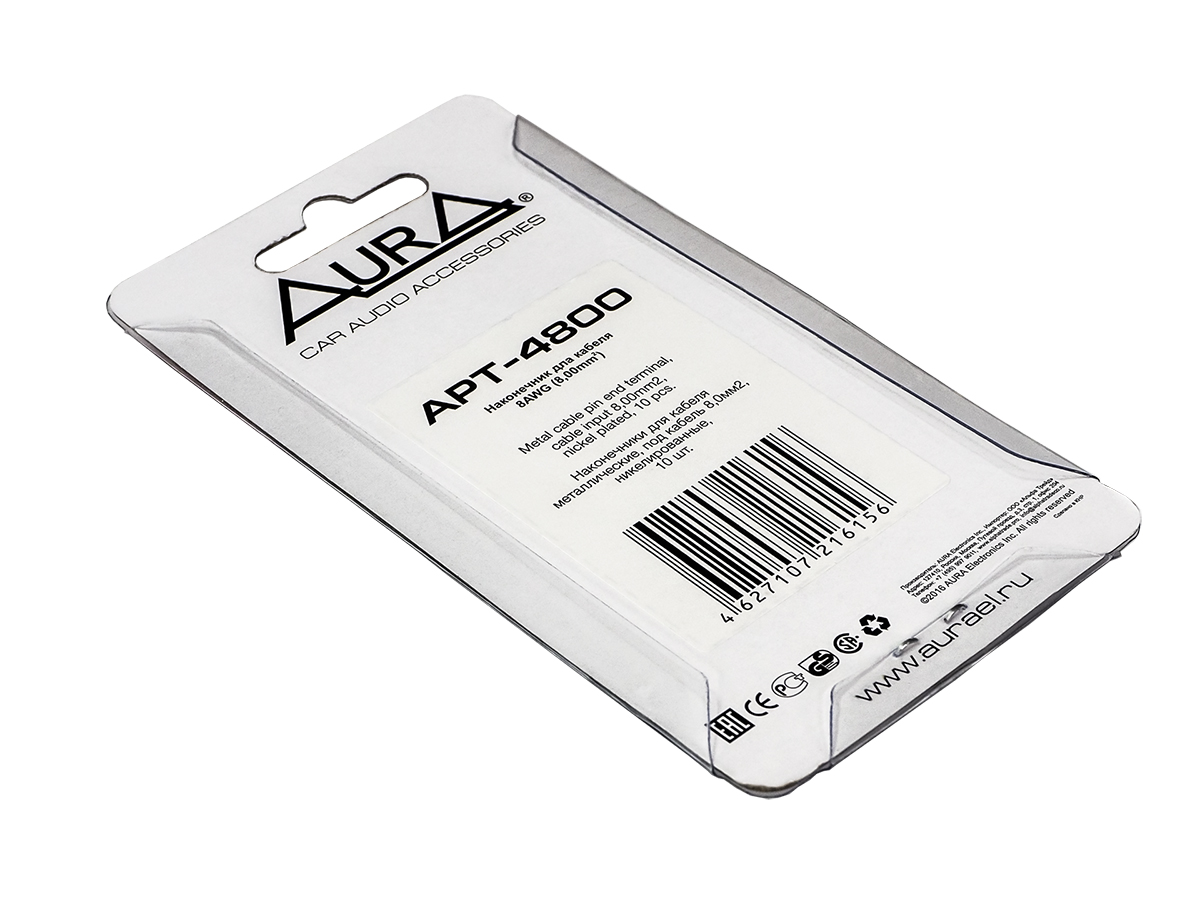 Клеммы акустические, силовые, коннекторы, гильзы AurA APT-4800 