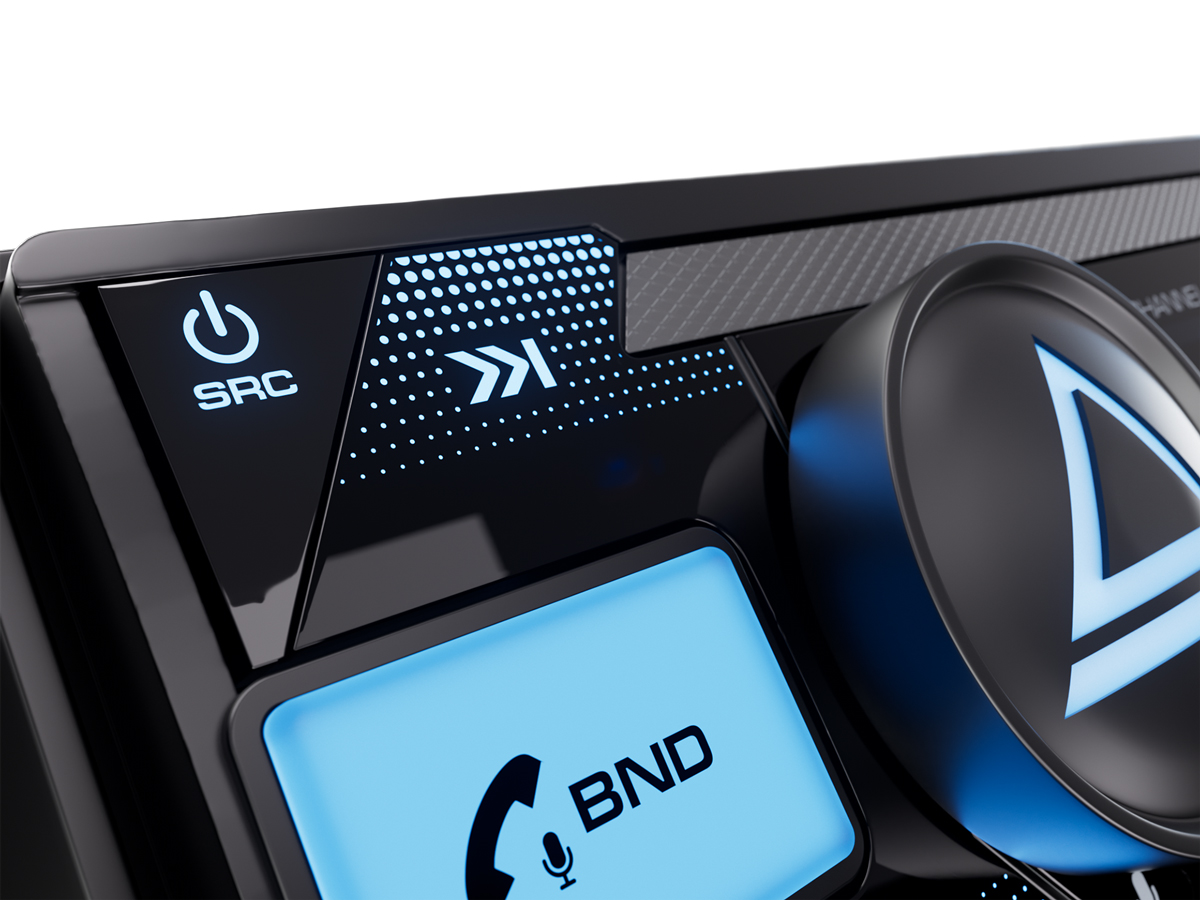 1-DIN USB/SD-ресиверы (без CD) AurA STORM-866DSP 