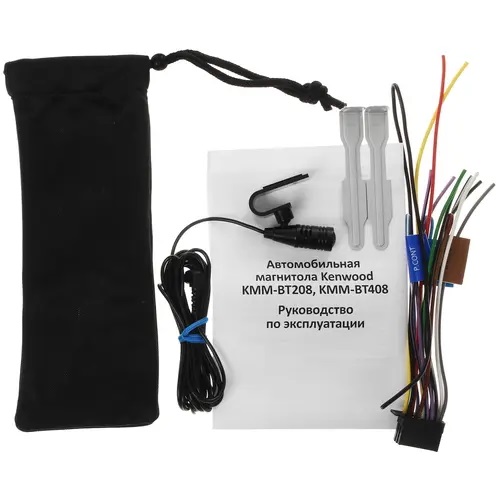 1-DIN USB/SD-ресиверы (без CD) Kenwood KMM-BT208 