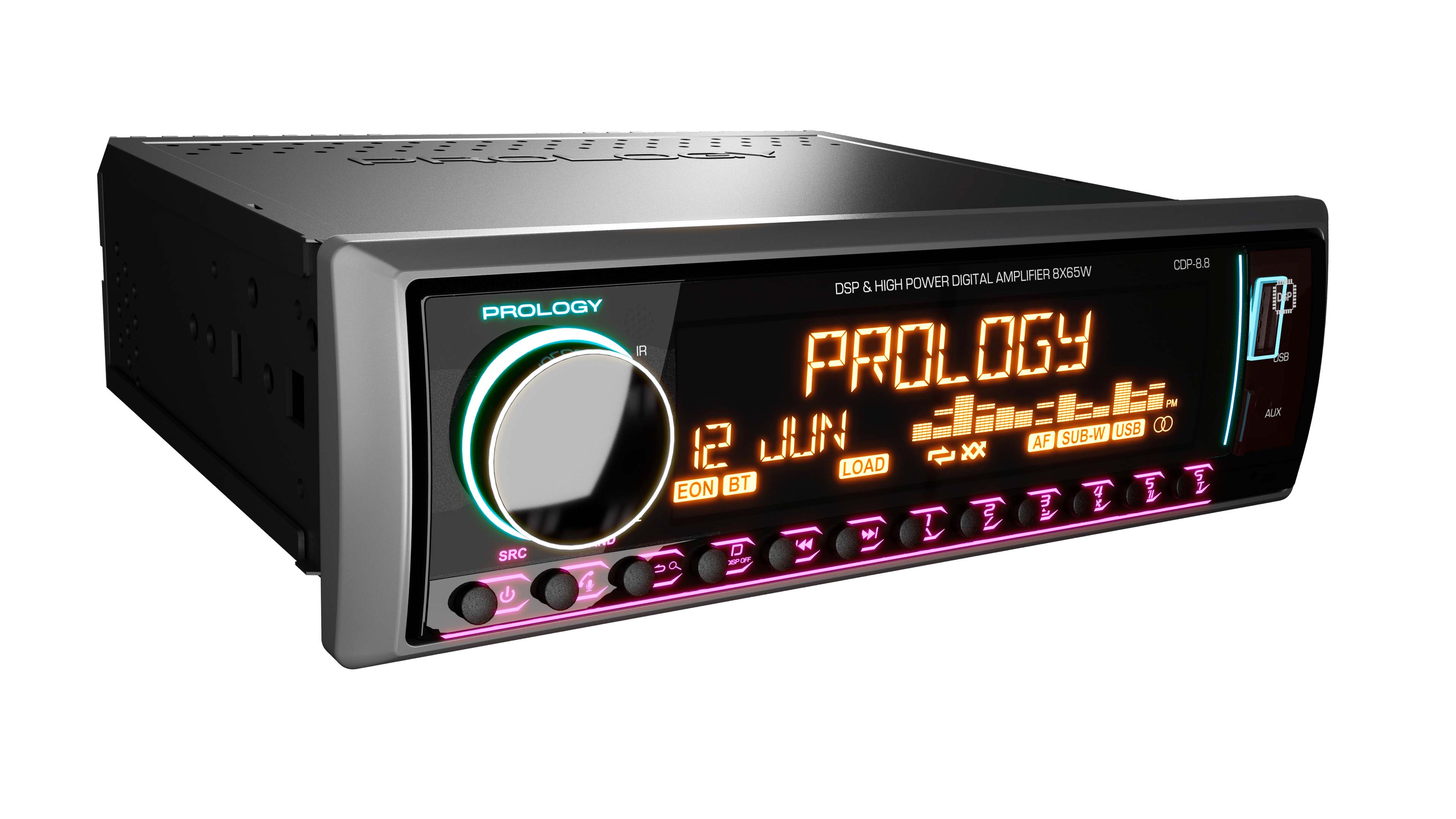 1-DIN USB/SD-ресиверы (без CD) Prology CDP-8.8 KRAKEN 