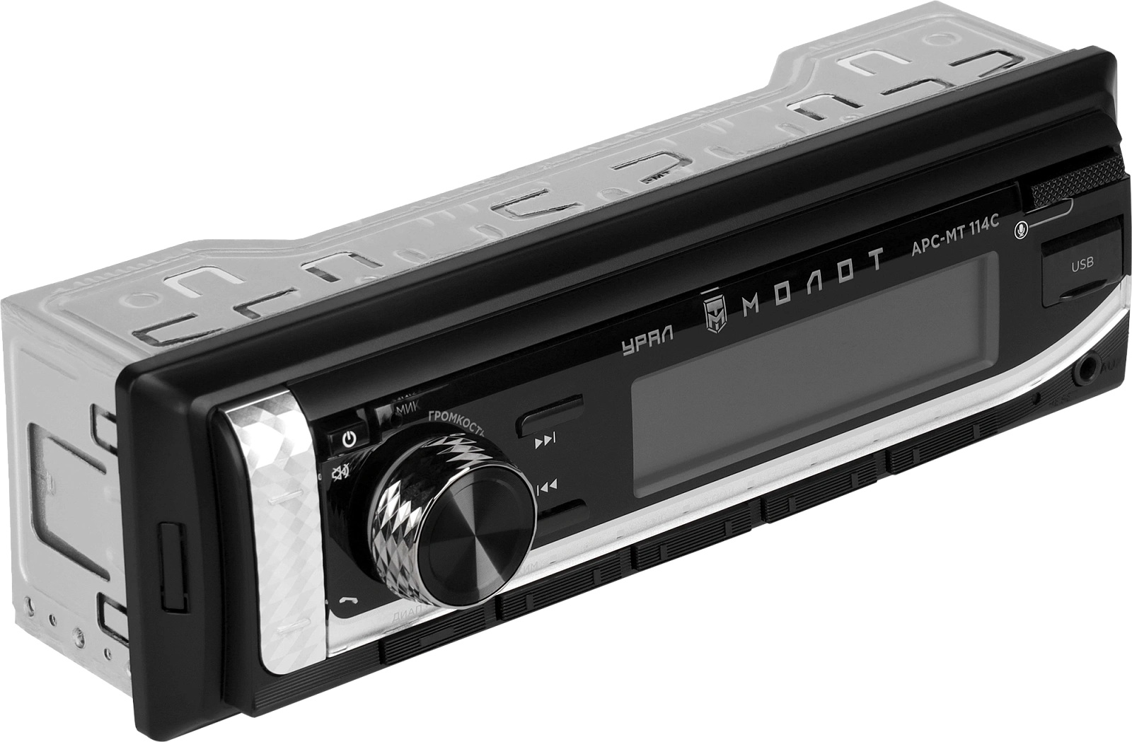 1-DIN USB/SD-ресиверы (без CD) Ural Урал МОЛОТ АРС-МТ 114C 