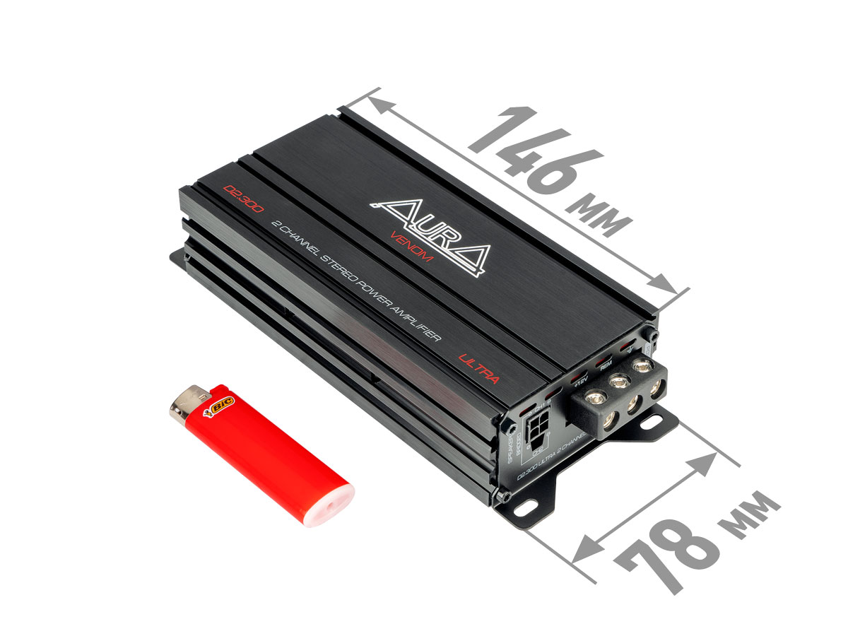 Двух и трехканальные усилители AurA VENOM-D2.300 ULTRA 