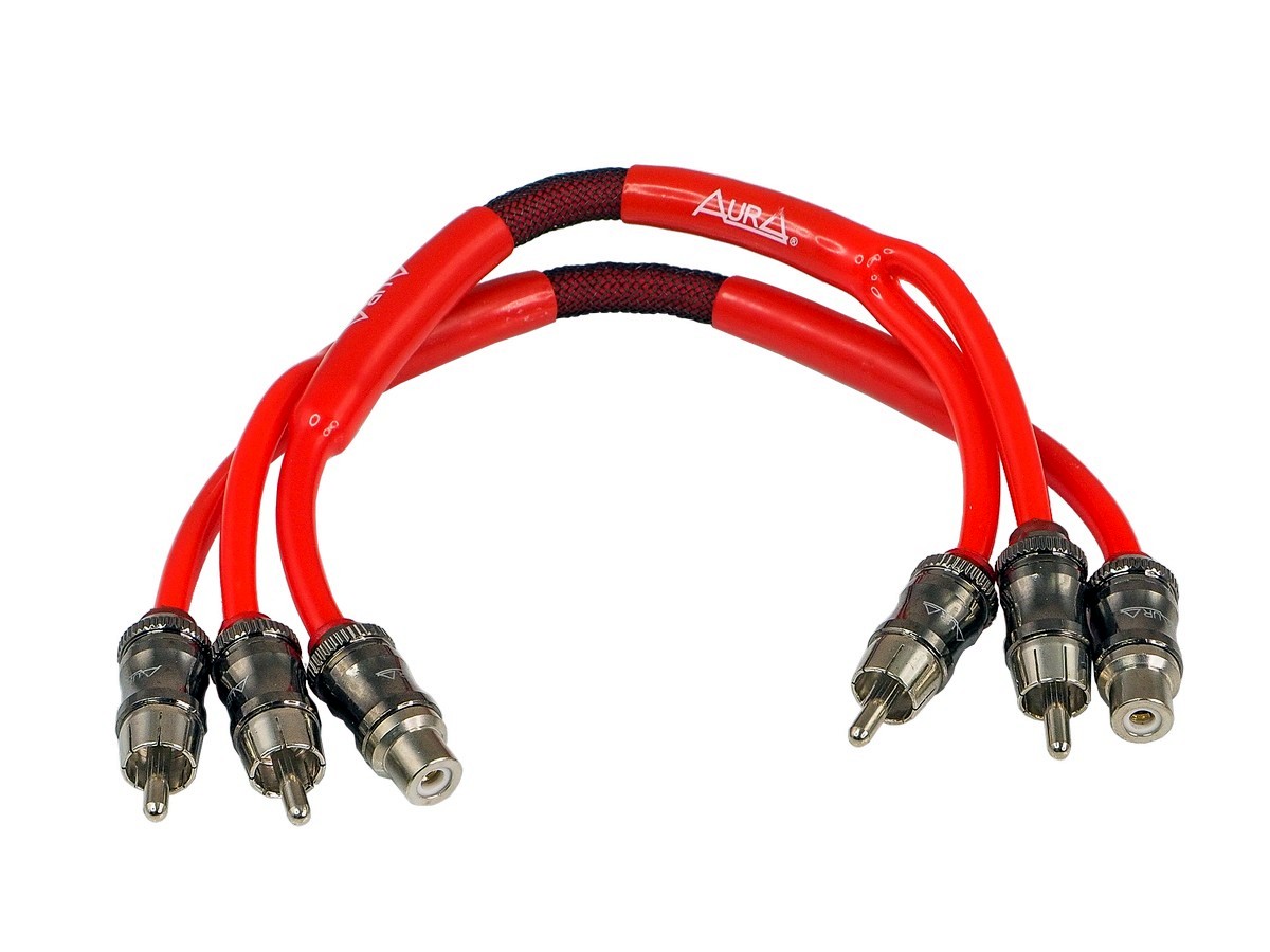 Кабели межблочные (RCA), AUX, HDMI, RCA разъёмы AurA RCA-CY12 MkII 