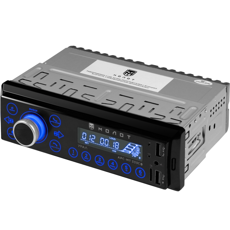 1-DIN USB/SD-ресиверы (без CD) Ural Урал Молот АРС-МТ 333С 