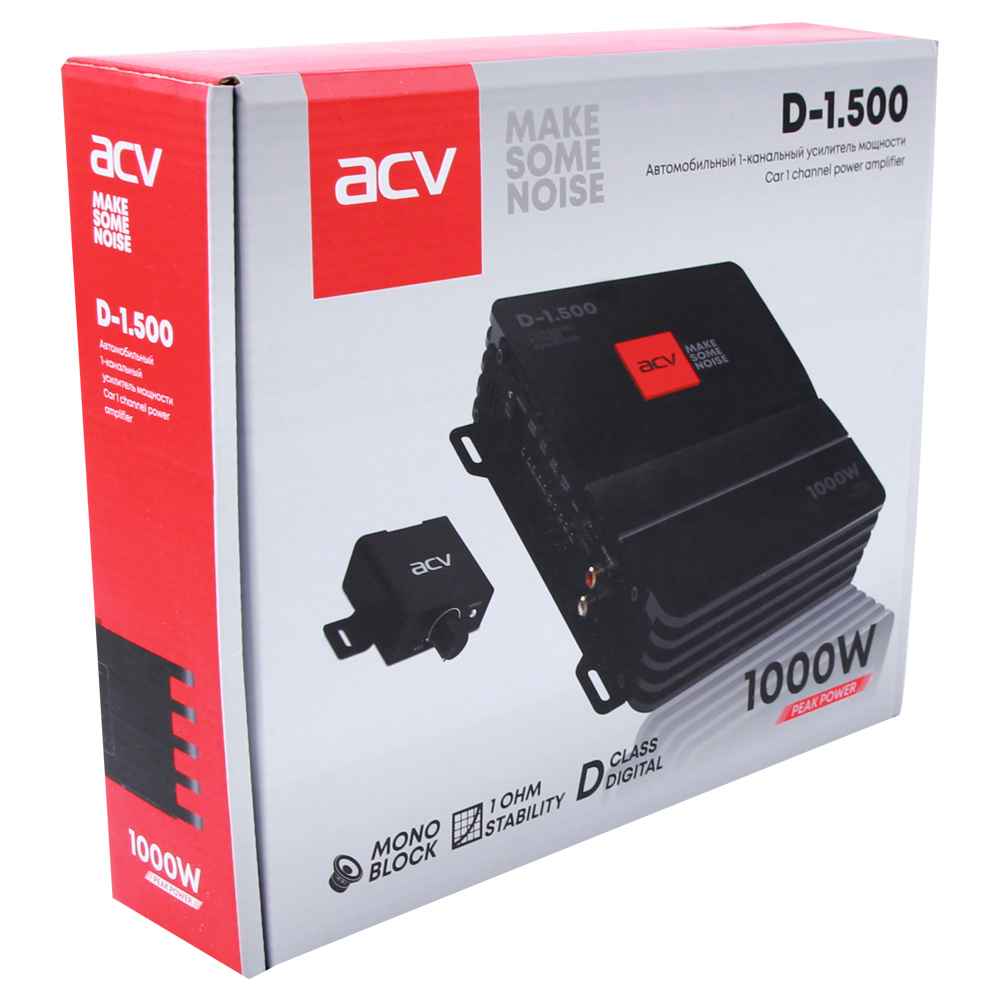 Одноканальные усилители ACV D-1.500 