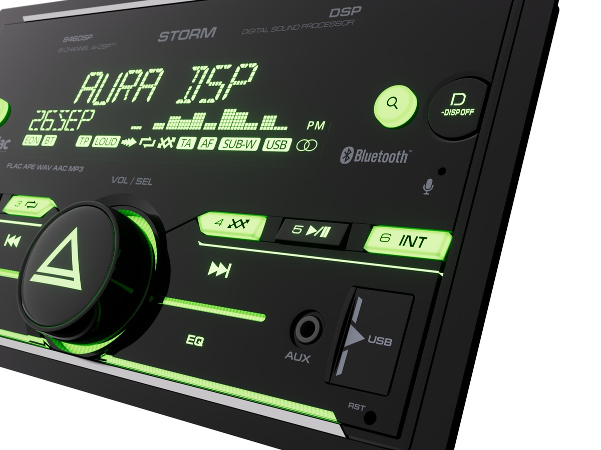 2-DIN DVD/MP3 ресиверы AurA STORM-846DSP 