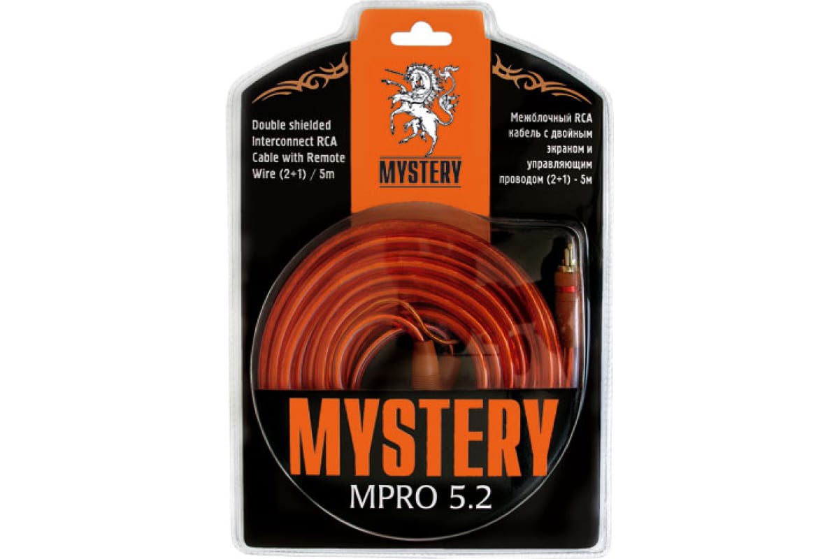Кабели межблочные (RCA), AUX, HDMI, RCA разъёмы Mystery MPRO 5.2 