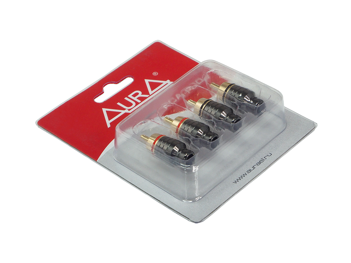Кабели межблочные (RCA), AUX, HDMI, RCA разъёмы AurA RCA-P403 