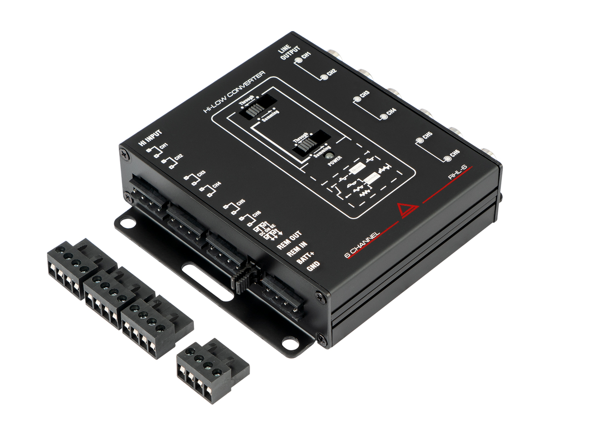 Интерфейсы для подключения усилителей AurA RHL-6 