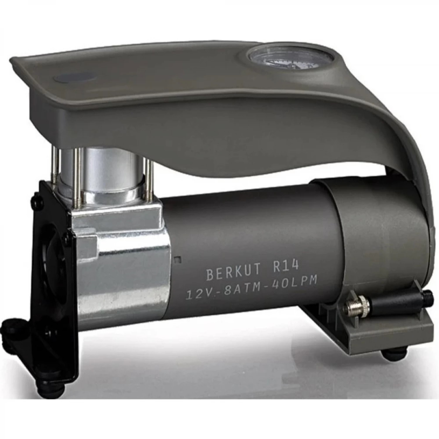 Автомобильные, велосипедные компрессоры.Помпы, насосы. Манометры BERKUT R-14