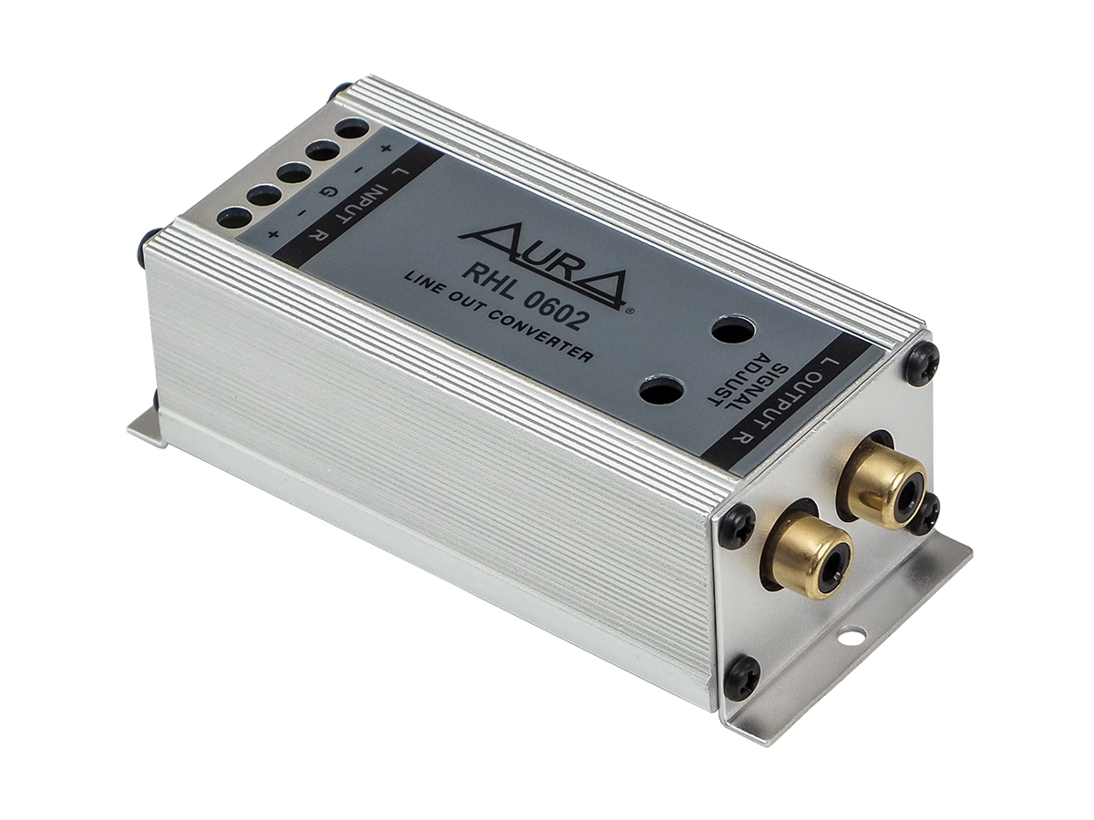 Интерфейсы для подключения усилителей AurA RHL-0602 