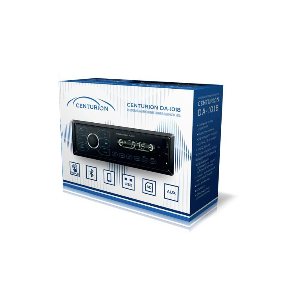 1-DIN USB/SD-ресиверы (без CD) Centurion DA-1018 
