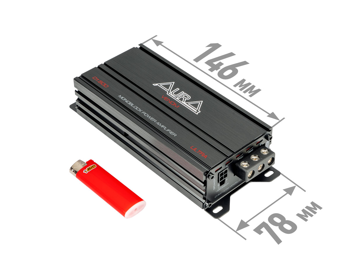 Одноканальные усилители AurA VENOM-D1.500 ULTRA 