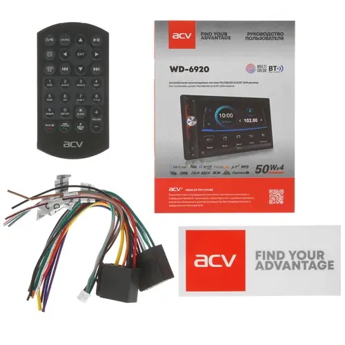 2-DIN Медиа-ресиверы со встроенным ЖК-экраном (без DVD) ACV WD-6920 