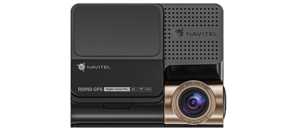 Видеорегистраторы с 2 камерами и более, спортивные камеры: NAVITEL RS990 GPS 4K