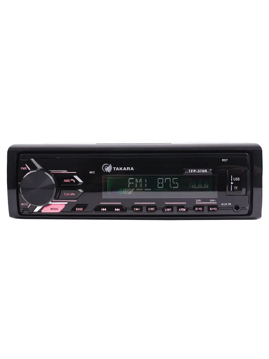 1-DIN USB/SD-ресиверы (без CD) TAKARA TFP-370R BT 