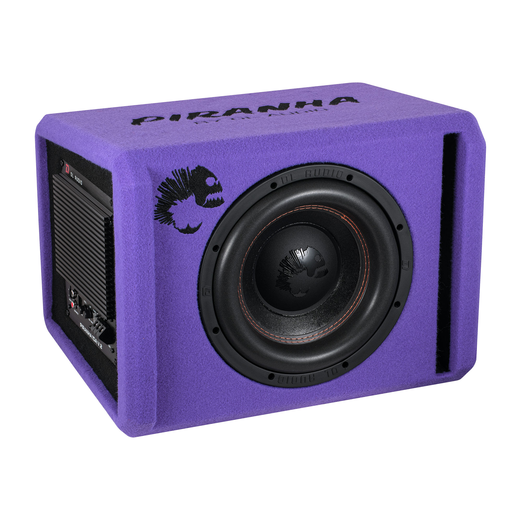 Cабвуферы корпусные активные DL Audio Piranha 10A V2 Purple 