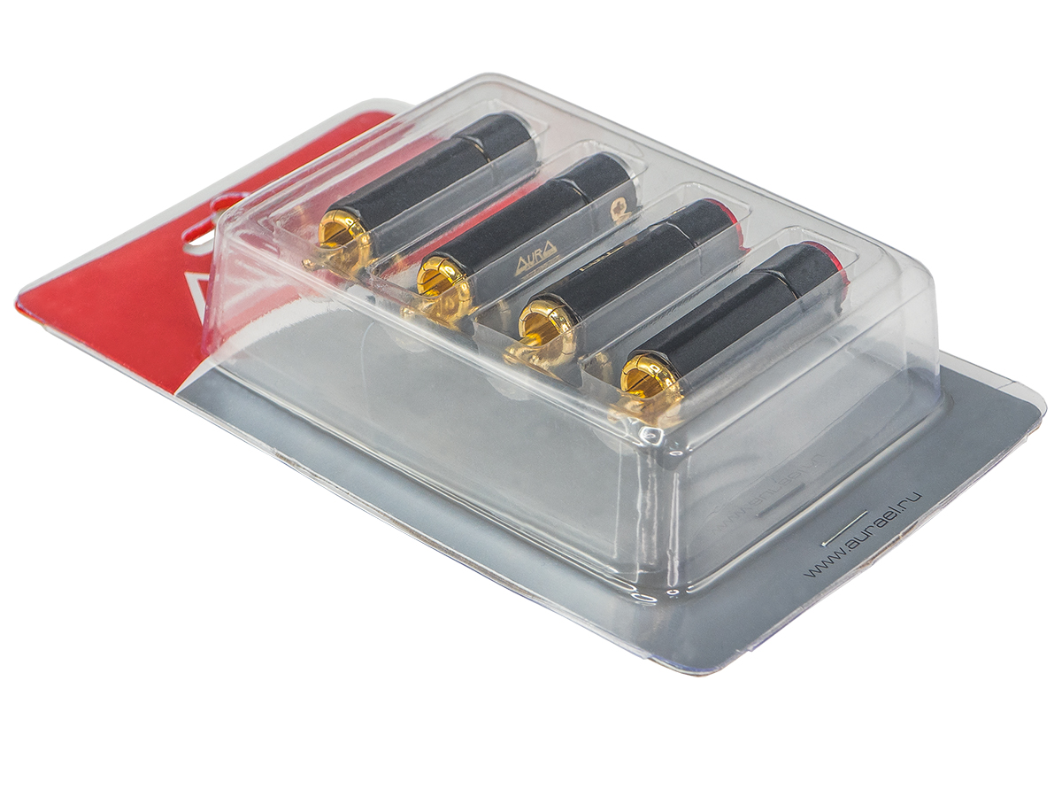 Кабели межблочные (RCA), AUX, HDMI, RCA разъёмы AurA RCA-P615 