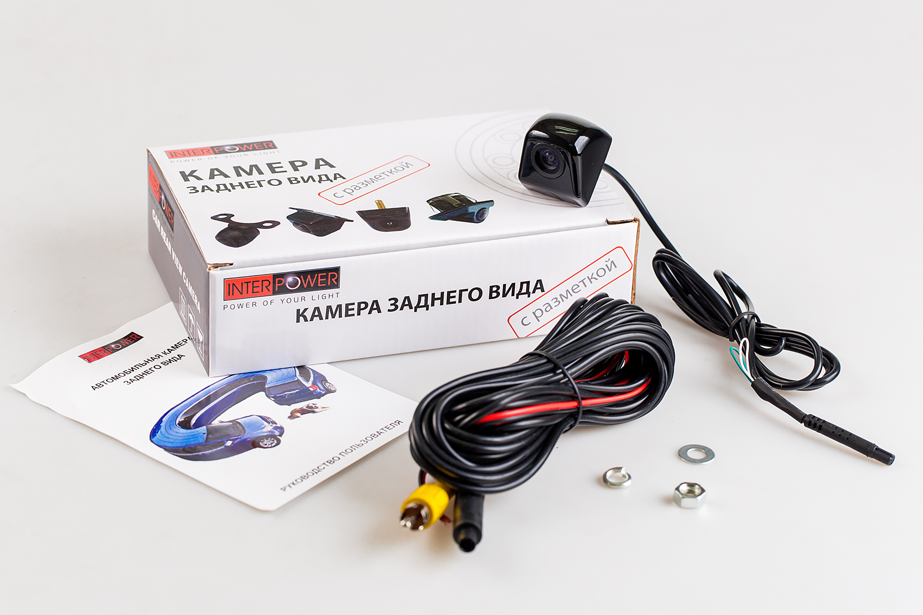 Универсальные видеокамеры, Камеры в номерных рамках, Аксессуары Interpower IP 980 F/R 