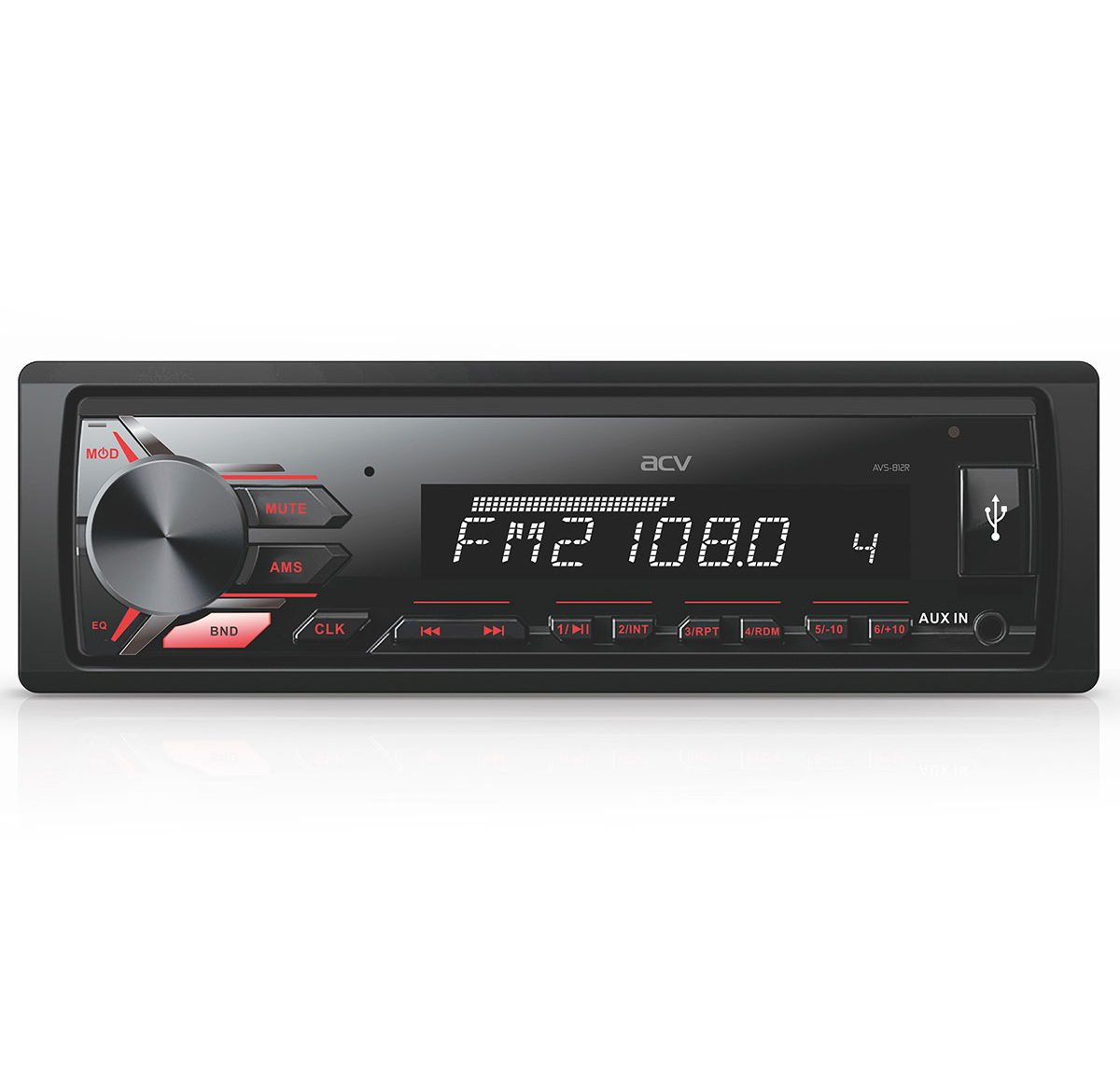 1-DIN USB/SD-ресиверы (без CD) ACV AVS-812R 