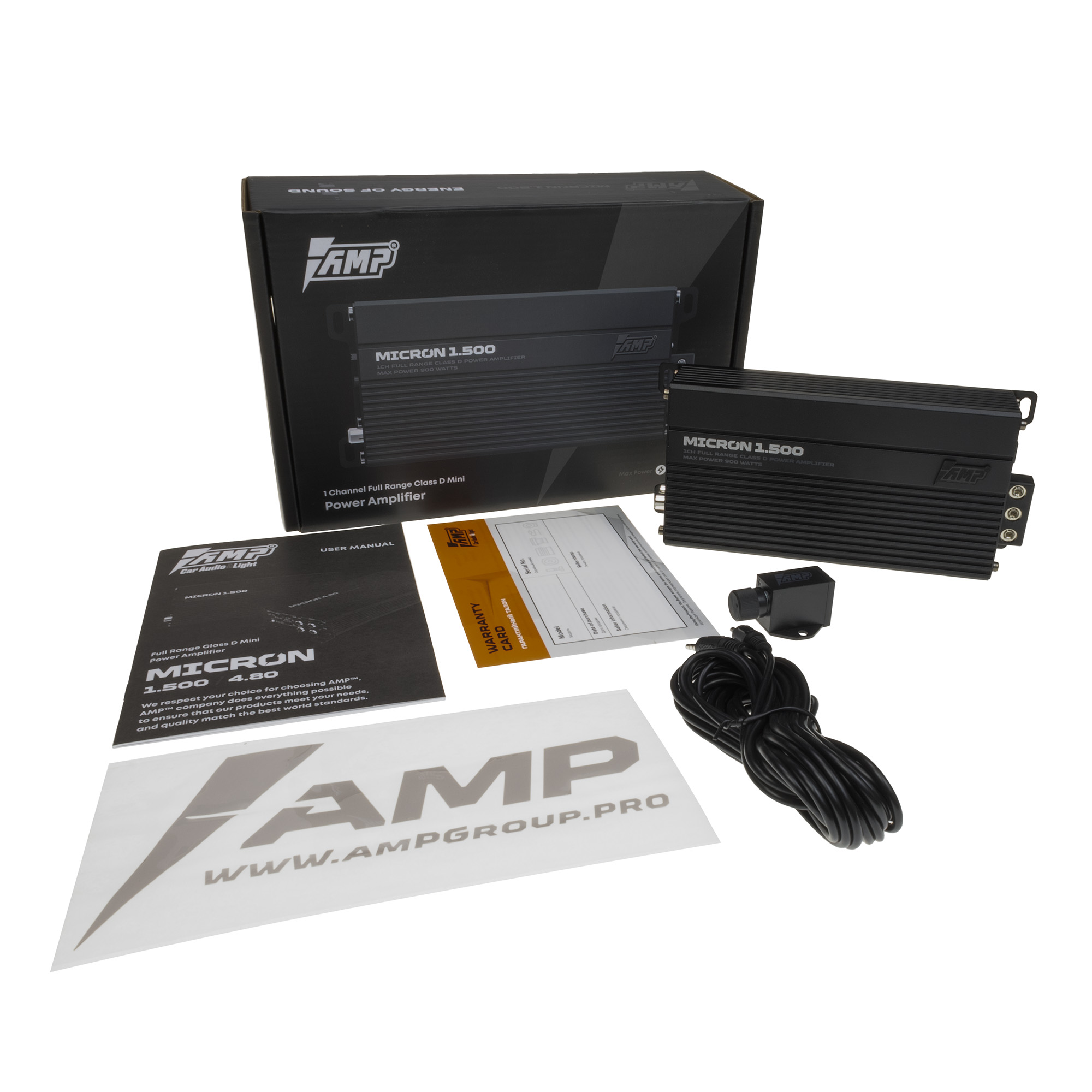 Одноканальные усилители AMP MICRON 1.500 