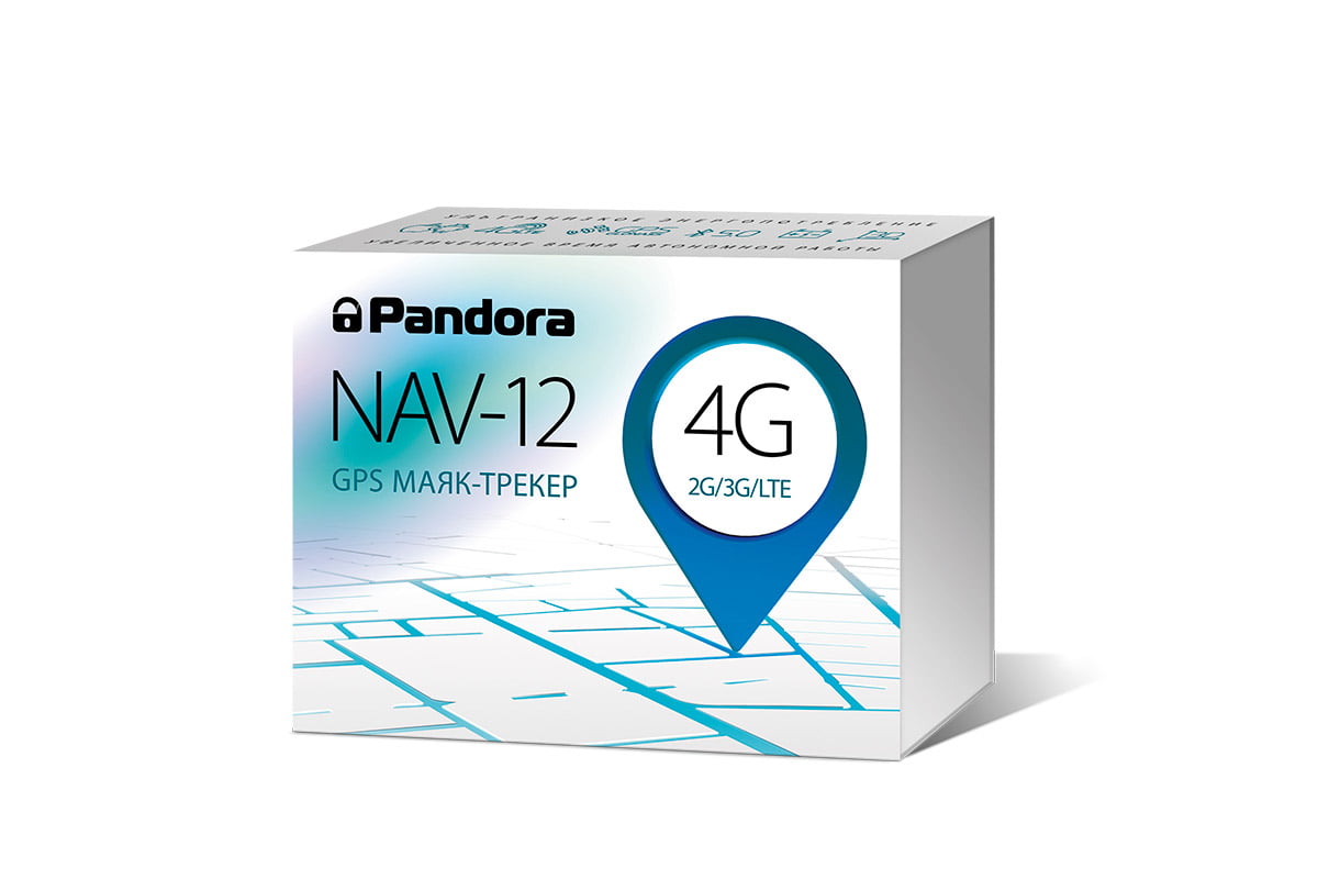 Новейший 4G/GPS маяк-трекер Pandora NAV-12
