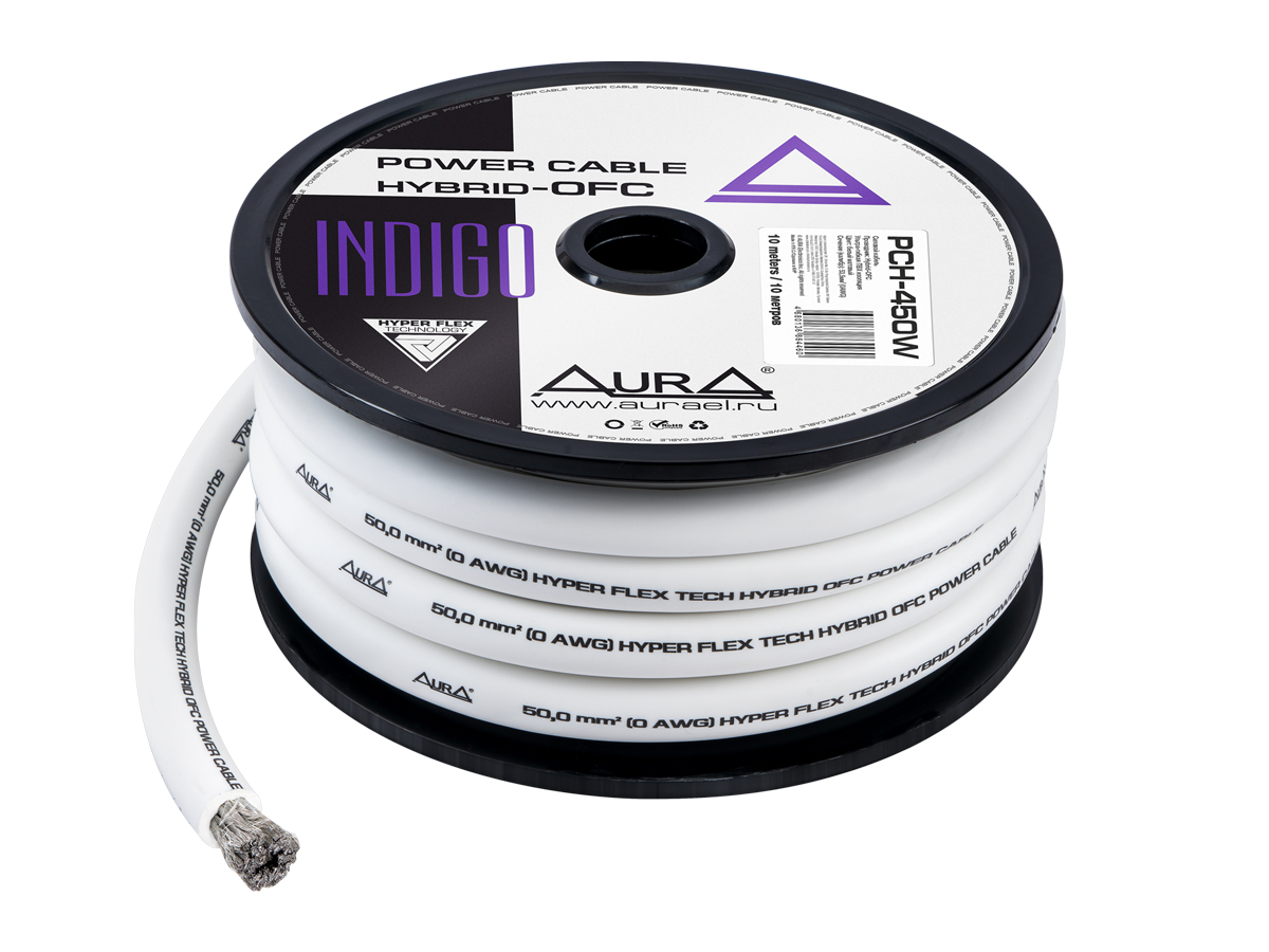 Кабели силовые, разъемы. Крепеж для кабеля. AurA PCH-450W 
