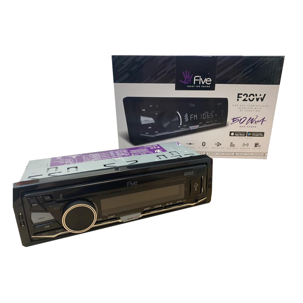1-DIN USB/SD-ресиверы (без CD) FIVE F20W 