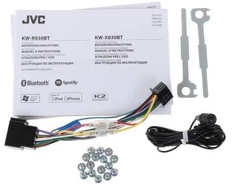 2-DIN Медиа-ресиверы со встроенным ЖК-экраном (без DVD) JVC KW-R930BT 