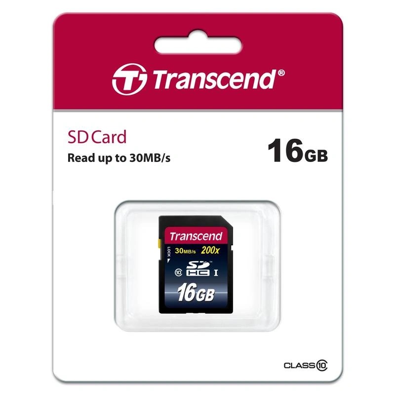 Карты памяти SD Transcend SD 16Gb TS16GSDHC10