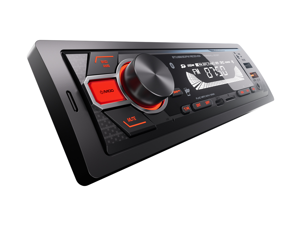 1-DIN USB/SD-ресиверы (без CD) AurA FIREBALL-203BT 