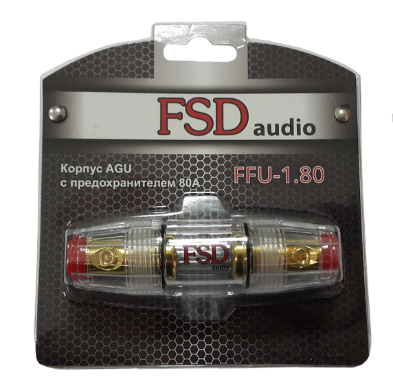 Дистрибьюторы, колбы, держатели предохранителя FSD audio FFU -1.80 A 