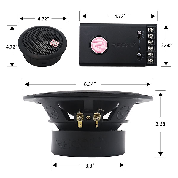 Акустика автомобильная Recoil RAM65 