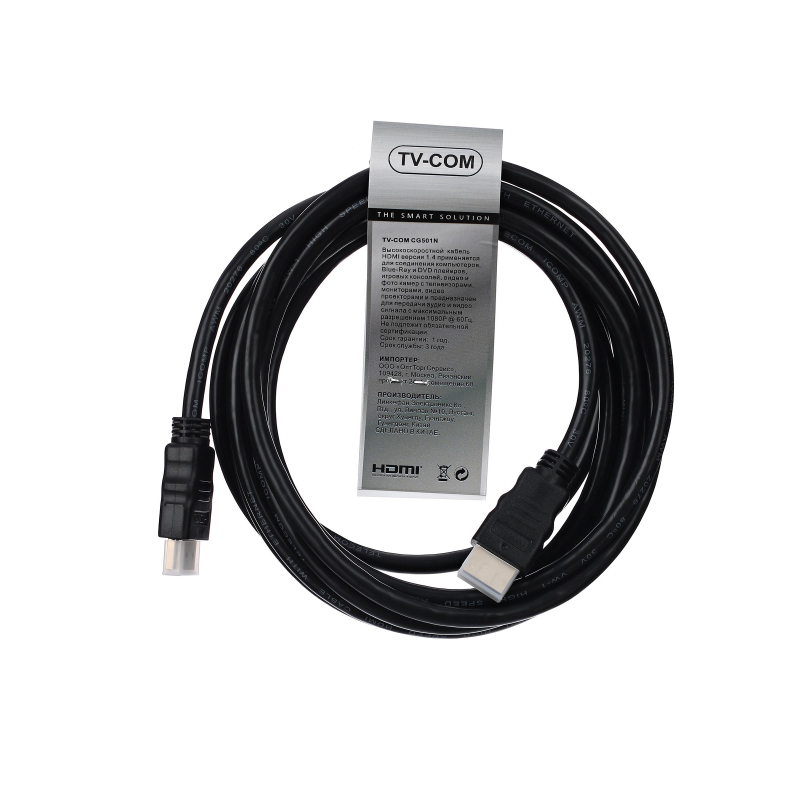 Кабели межблочные (RCA), AUX, HDMI, RCA разъёмы TV-COM CG501N-3M 