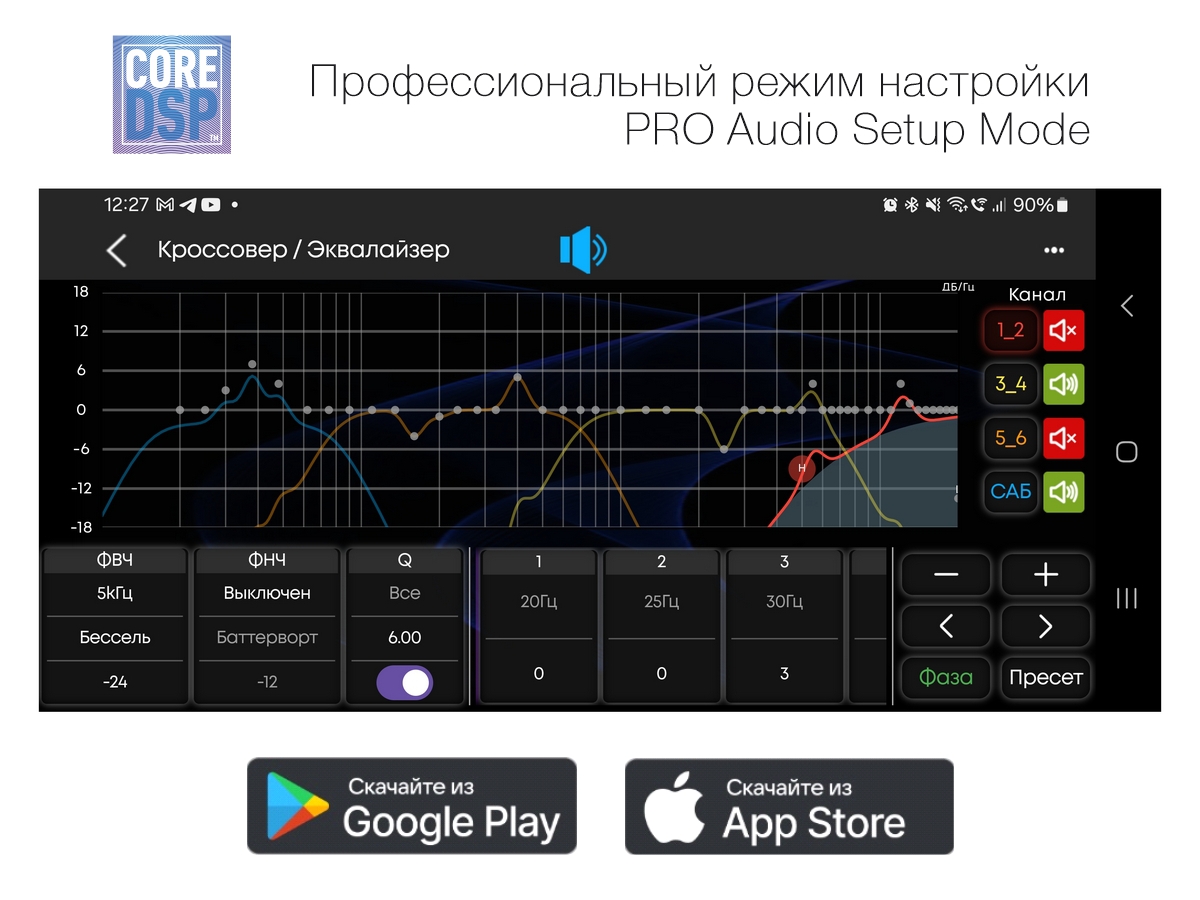 1-DIN USB/SD-ресиверы (без CD) AurA VENOM-D641DSP 