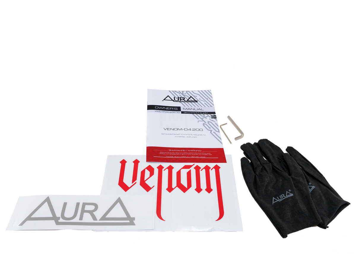 Четырёхканальные усилители AurA VENOM-D4.200 AE 
