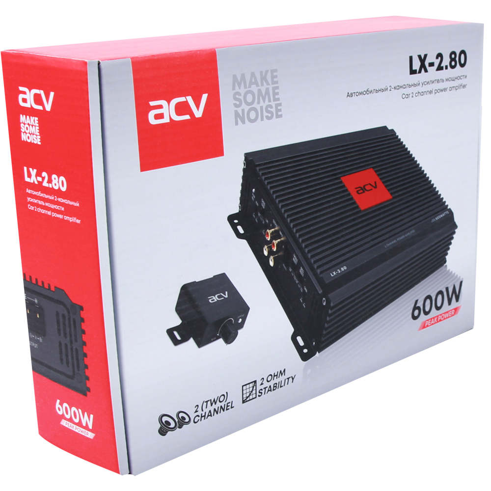 Двух и трехканальные усилители ACV LX-2.80 