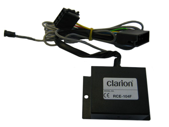 Интерфейсы кнопок на руле и дисплеев Clarion RCE-104F 