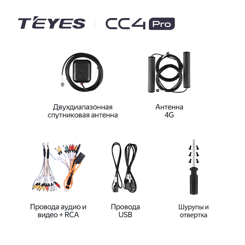 Планшеты 9"/10"/12" TEYES Стартовый набор СС4 PRO 