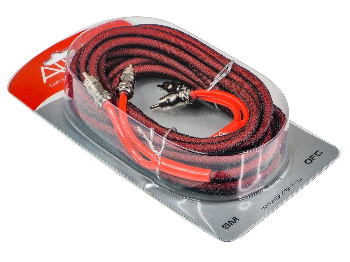 Кабели межблочные (RCA), AUX, HDMI, RCA разъёмы AurA RCA-C350 MkII 